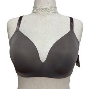 Auden NWT Gray Wire Free Bra Women 40D